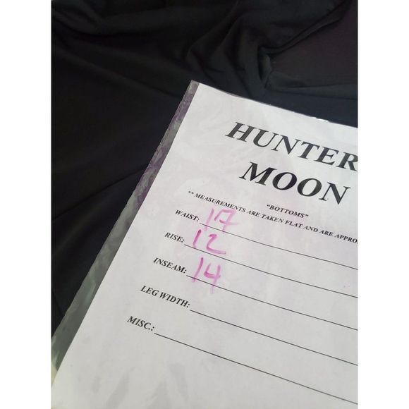 Black Lace-Up Women's Pants - Picture 7 of 7